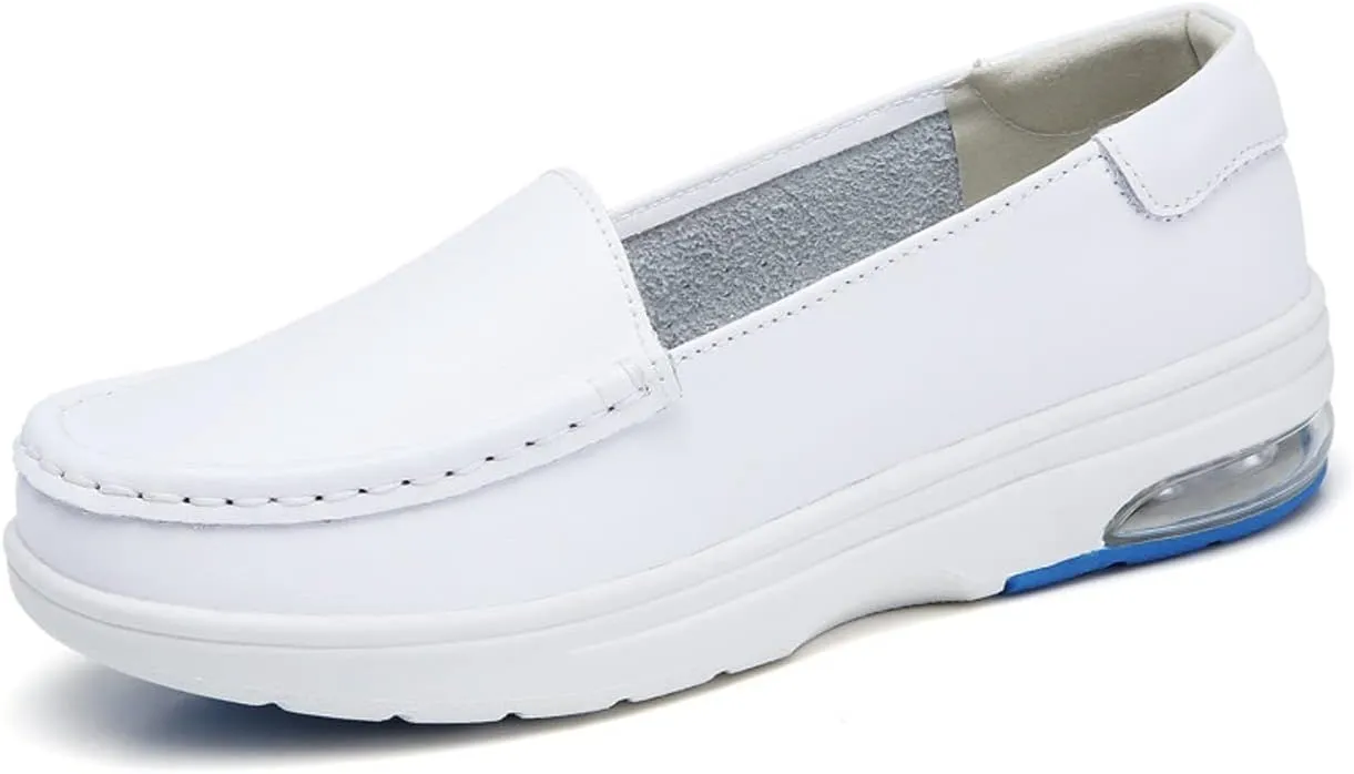 NVBHOF Professional Orthopedic Nursing Shoes with Arch Support, Comfortable and Slip-Resistant Work Chef Shoes for Women Food Service