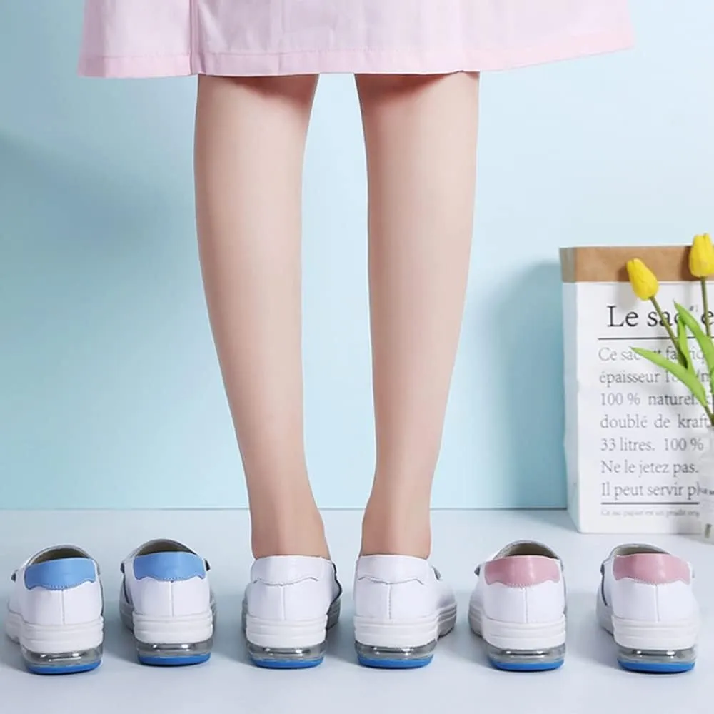 NVBHOF Professional Orthopedic Nursing Shoes with Arch Support, Comfortable and Slip-Resistant Work Chef Shoes for Women Food Service