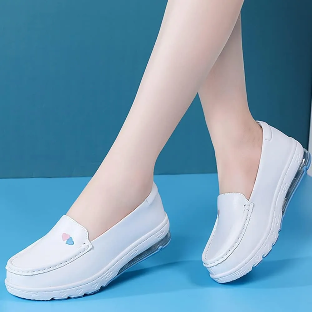 Orthopedic Nursing Shoes for Women with Arch Support, Breathable Soft Non-Slip Sole Work Nurse Mates Shoes for Nurses, Doctors, Hospital Worker