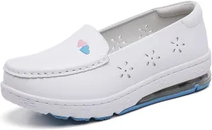 Orthopedic Nursing Shoes for Women with Arch Support, Breathable Soft Non-Slip Sole Work Nurse Mates Shoes for Nurses, Doctors, Hospital Worker