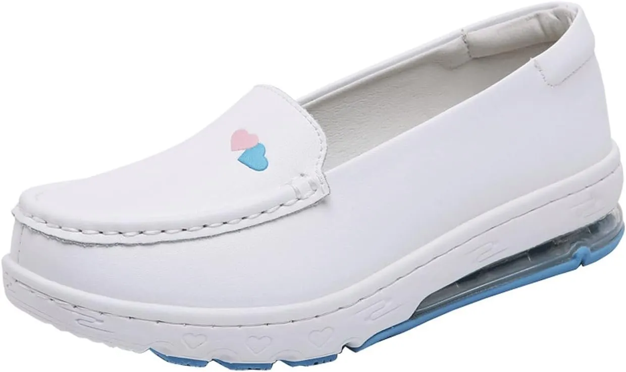 Orthopedic Nursing Shoes for Women with Arch Support, Breathable Soft Non-Slip Sole Work Nurse Mates Shoes for Nurses, Doctors, Hospital Worker