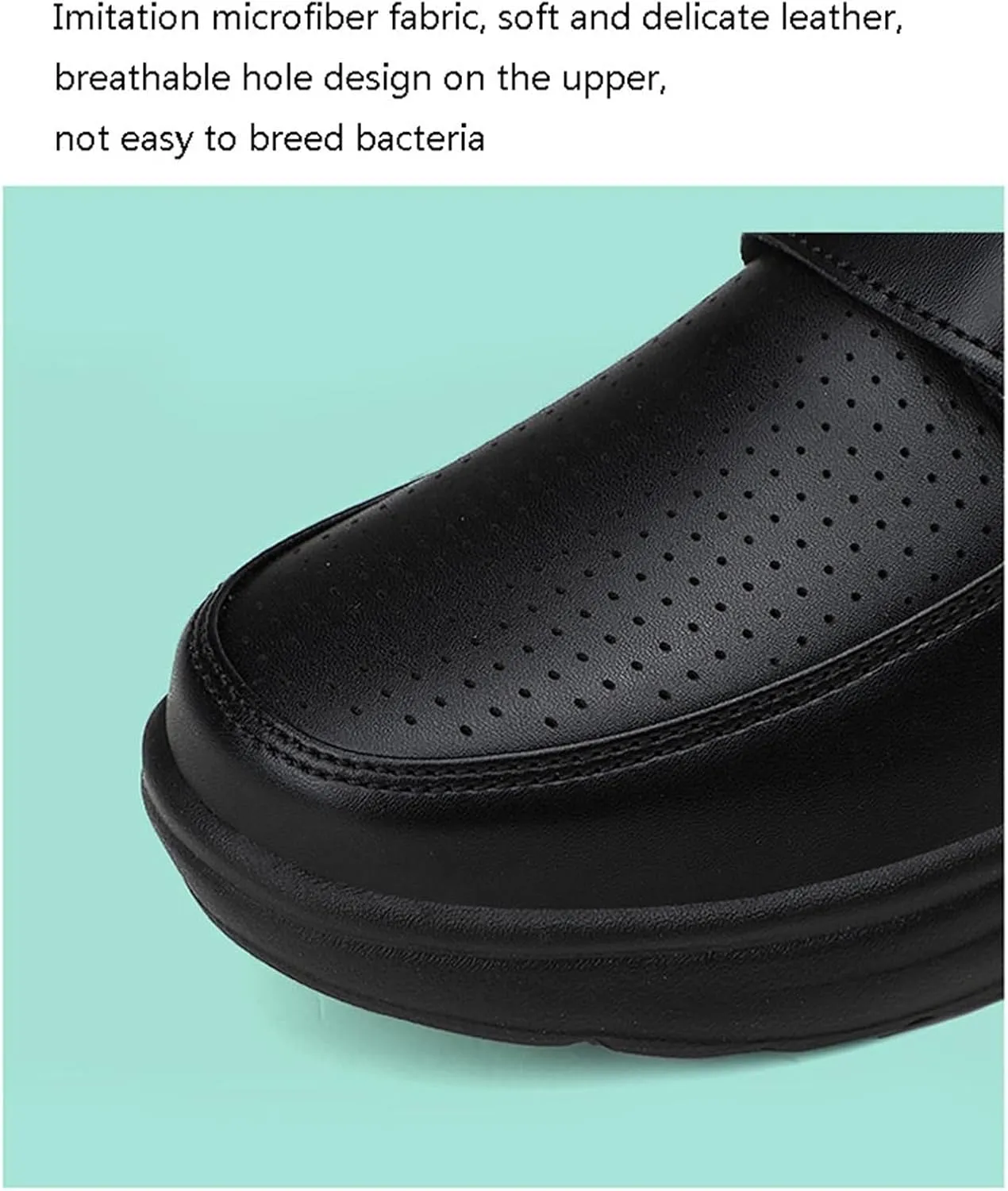 Orthopedic Nursing Shoes for Women, Womens Spring Summer Adjustable Comfortable Breathable and Slip Nursing Shoes, Wide Fit Air Cushion Walking Shoes, for Healthcare Providers
