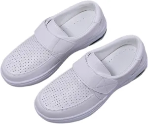 Orthopedic Nursing Shoes for Women, Womens Spring Summer Adjustable Comfortable Breathable and Slip Nursing Shoes, Wide Fit Air Cushion Walking Shoes, for Healthcare Providers