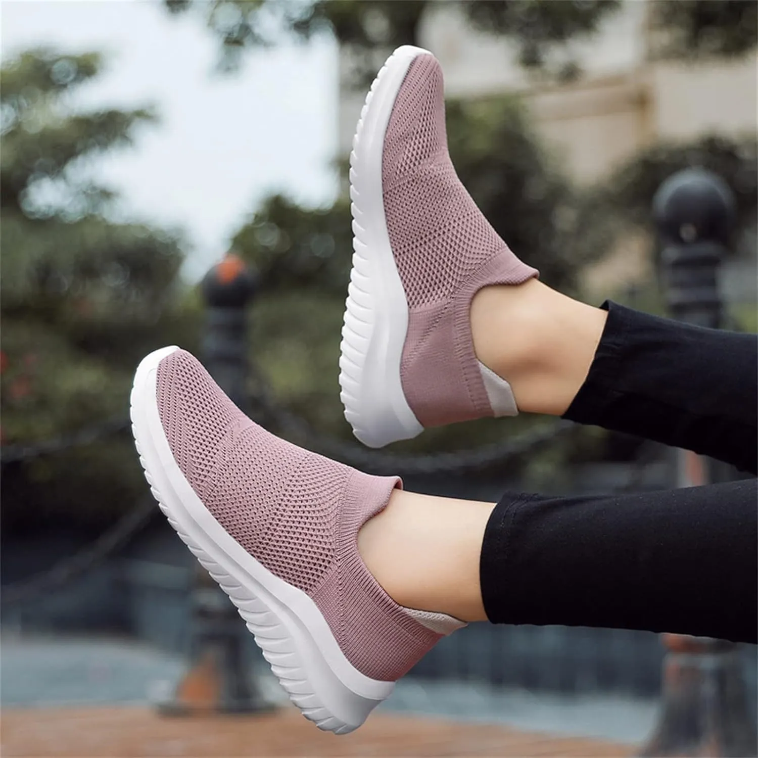 Orthopedic Sneakers for Women 2025 Women's Slip On Sneaker Orthotic Non Slip Work Shoe Comfortable Lightweight Breathable Casual Shoes for Walking Travel Work