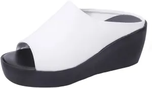 Platform Sandals for Women Wedge Clogs Mules Garden Slippers Casual Fashion Slip on Sandals Backless Walking Shoes