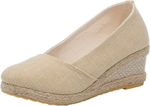 Pumps Platform Sandals for Women Womens Casual Slip on Summer Wedge Sandals Womens Sandals with Arch Support Dressy