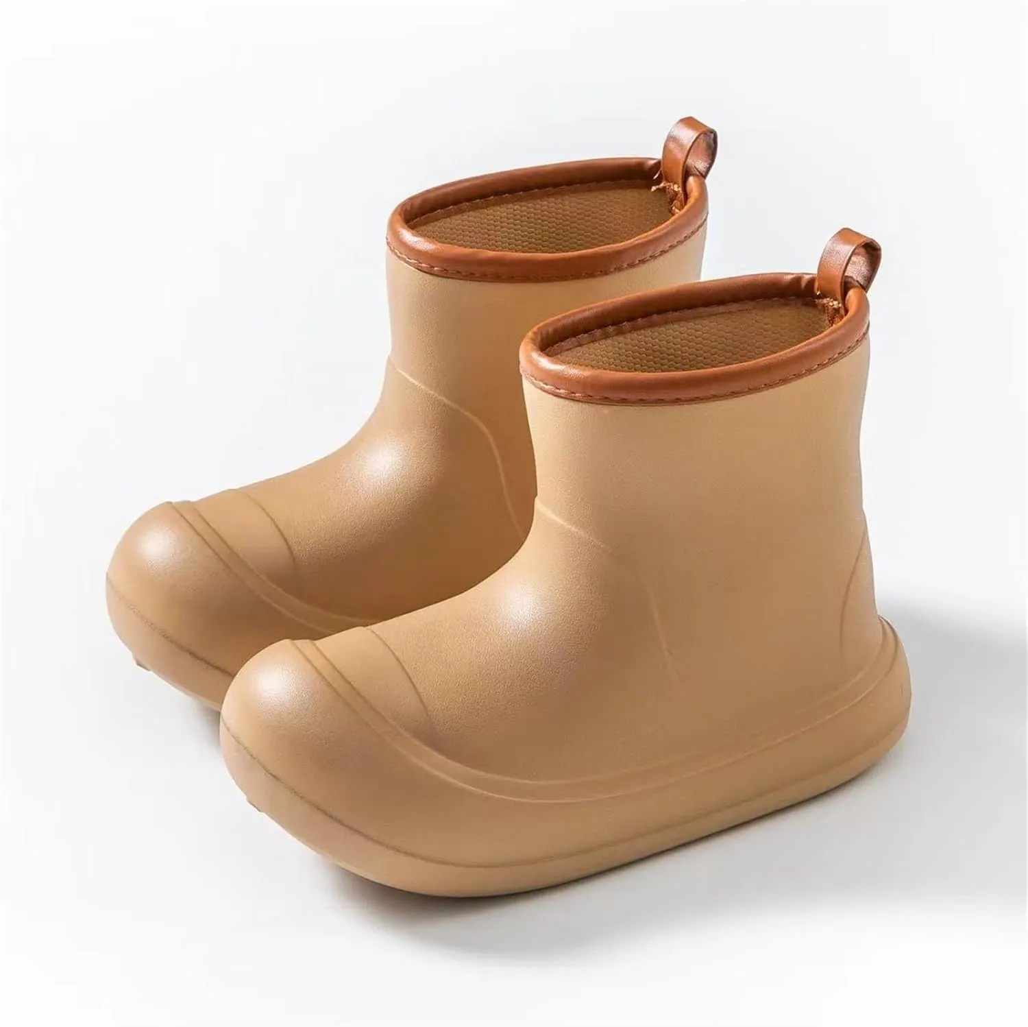 Rain Boots For Kids Waterproo Garden Shoes For Toddler Lightweight Short Solid Platform Rain Boots Kids Rubber Boots