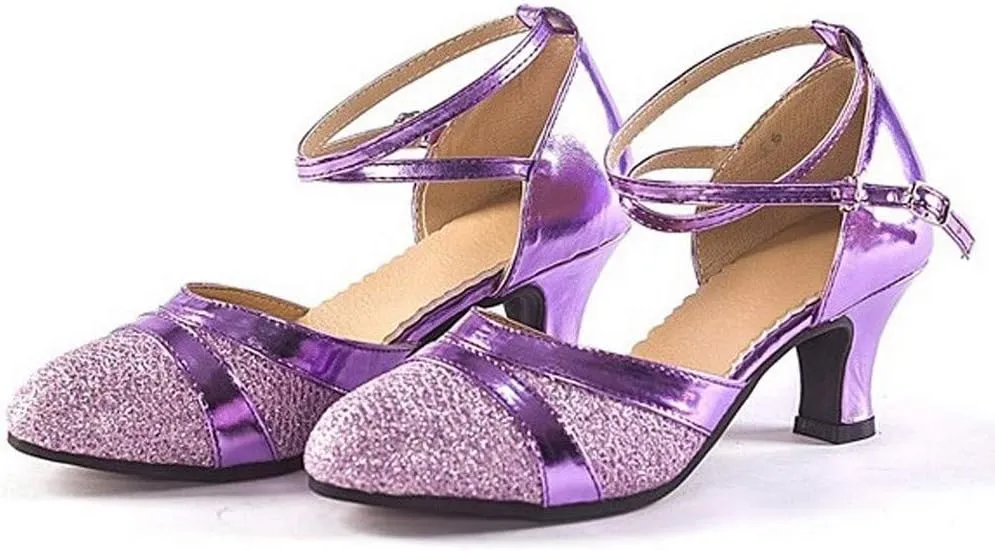 Rhinestones Block Heels for Women 2025 Peep Toe Hollow Comfy Slip On Adjustable Strappy Sparkly Chunky Sandals Low Heels Ladies Cushion Footbed Orthopedic Arch Support Wedding Bridal Shoes