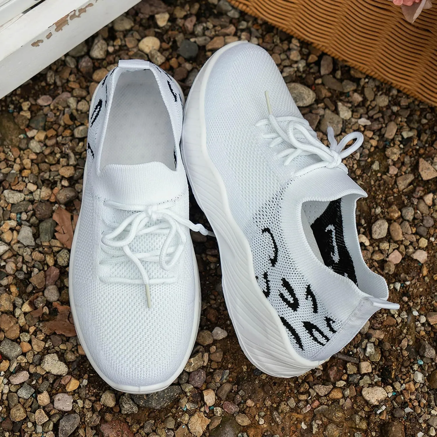 Running Shoes Women Walking Shoes Lightweight Tennis Shoes Non Slip Shoes Casual Breathable Sneakers for Workout Sports