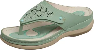 Sandals for Women Mesh Hollow Sports Sandals Wedge Orthopedic Flip Flops Summer Casual Slippers Open Toe Shoes