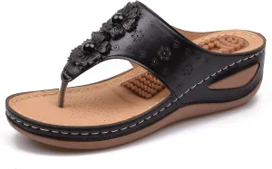 Sandals for Women Wedge Shoe: Summer Dressy Flip Flops Comfortable Orthopedic Platform Footwear Shoes Lightweight Casual Walking Wedges Platform Shoes 2025