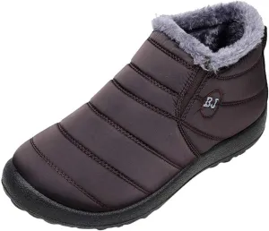 SBGMoSJ Slip on Winter Boots for Women Waterproof Womens 11.5 Extra Wide Width Non Slip Winter Boots Woman Boots Winter Short Womens Pull on Winter Boots 8.5 Waterproof Winter Boots Youth