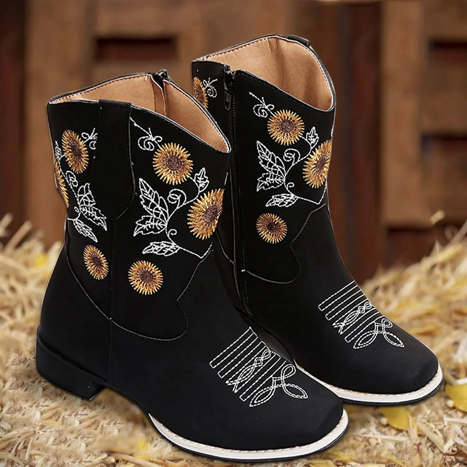 SBGMoSJ Suede Ankle Boots for Women Low Heel Wide Width Ankle Boots Women Low Heel Pink Booties Wide Width Low Heel Lace Up Boots for Women Ankle Booties Black Wedge Ankle Boot for Women