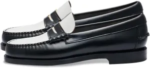 Sebago Women's Classic Dan Leather Penny Loafers ?C Hand-Sewn Slip-On Moccasins with Leather Sole & Timeless Design