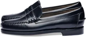Sebago Women's Classic Dan Leather Penny Loafers ?C Hand-Sewn Slip-On Moccasins with Leather Sole & Timeless Design