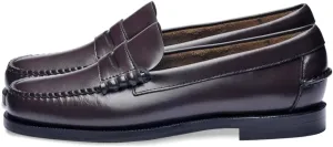 Sebago Women's Classic Dan Leather Penny Loafers ?C Hand-Sewn Slip-On Moccasins with Leather Sole & Timeless Design