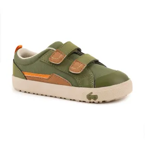 See Kai Run Riley | Olive Green Big Kids Sneakers