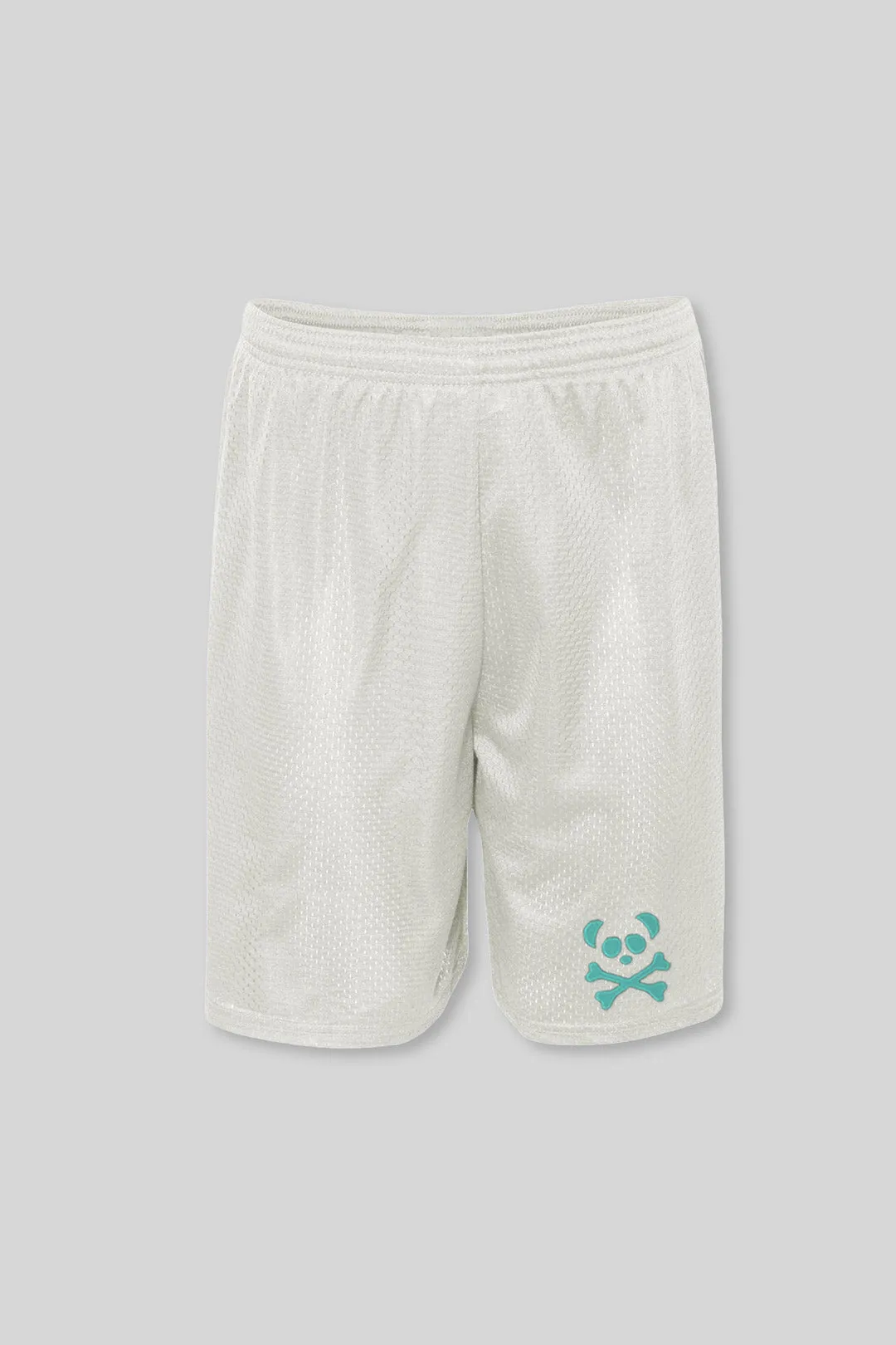 Silver Panther Mesh Shorts - Mint