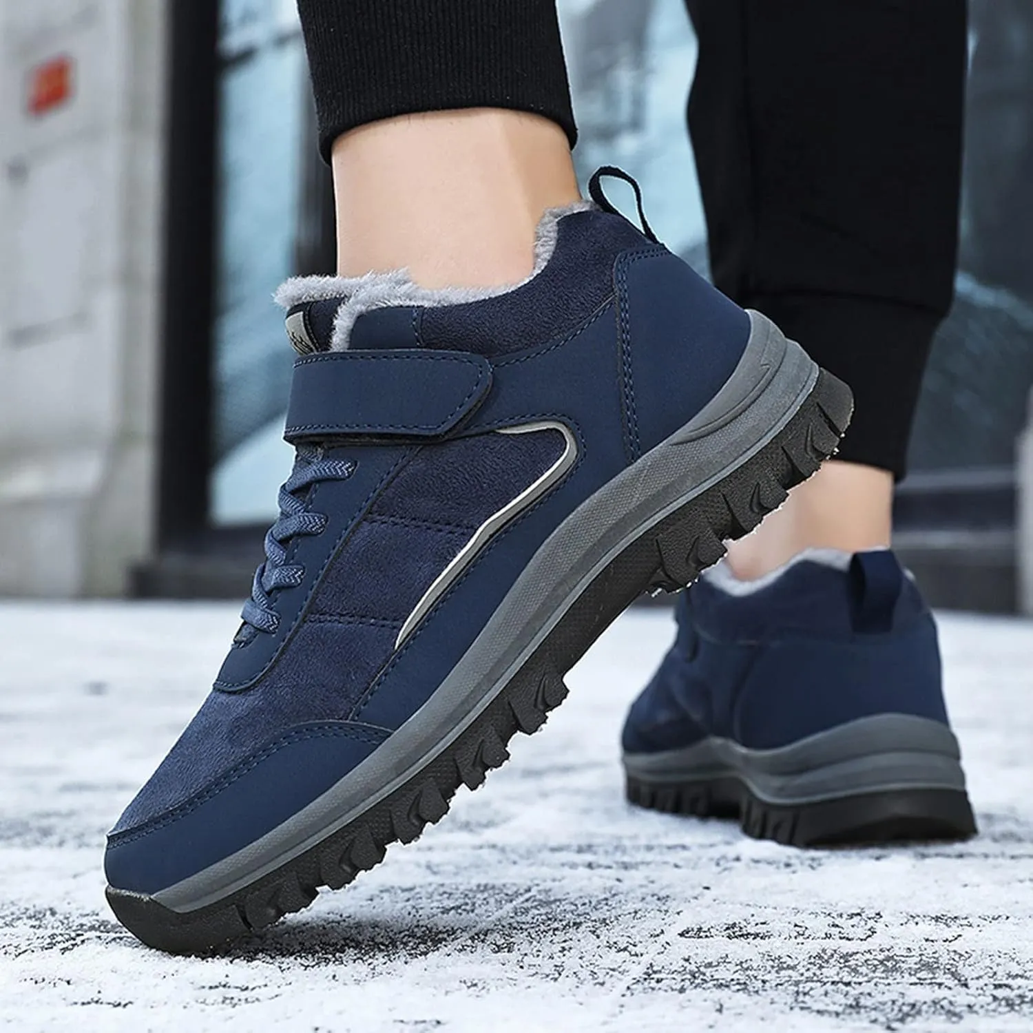 Slip on Winter Boots for Women Suede Popular Womens Winter Boots 2023 Snow Boots for Women Wide Waterproof Wide Calf Snow Boots for Women Waterproof Botas De Mujer Para Invierno