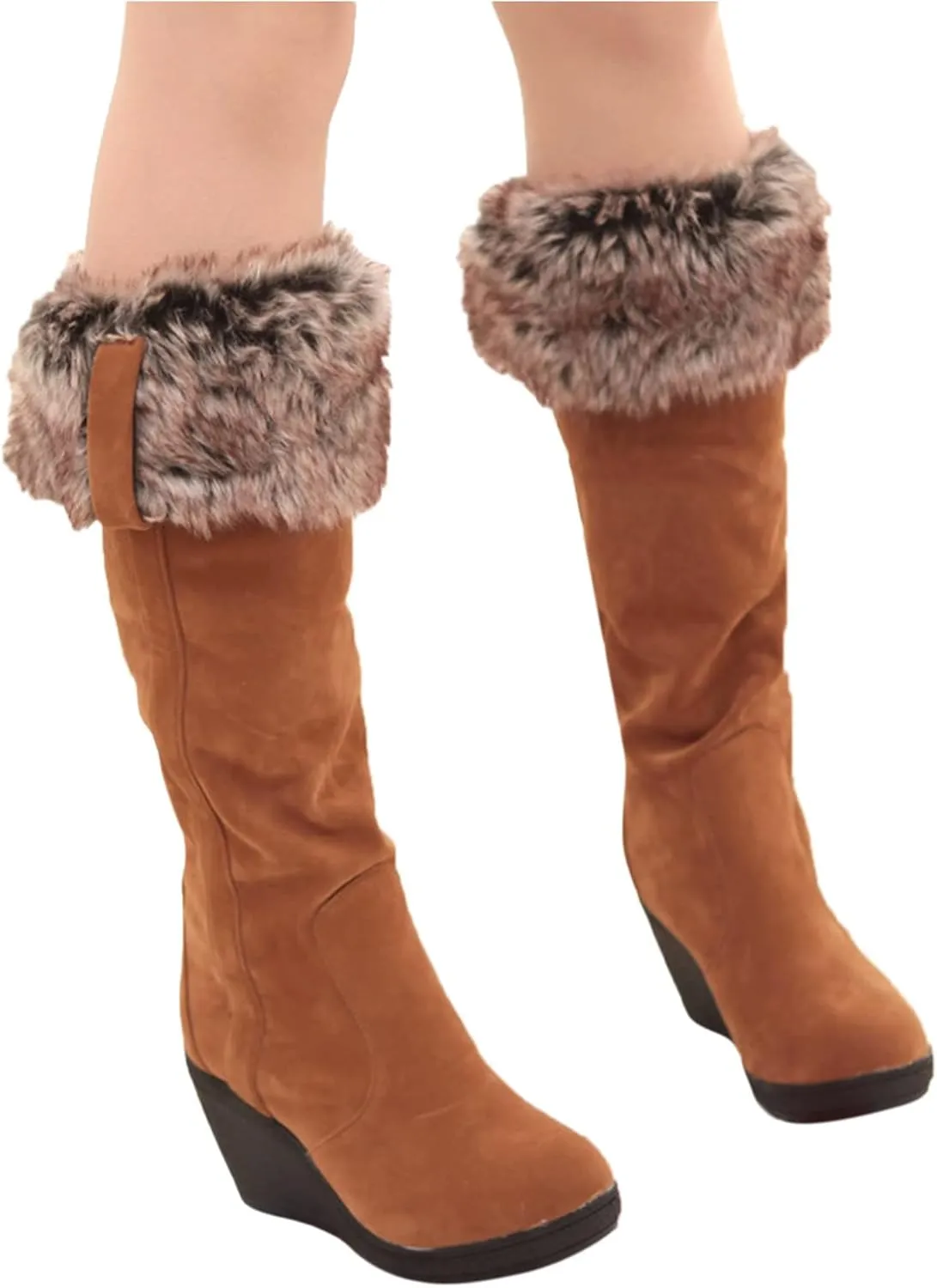 Slip on Winter Boots for Women Wide Womens Black Snow Boots Ankle Winter Boots for Women Ankle Booties Womens Waterproof Hiking Boots Extra Wide Width Botas Para El Invierno De Mujeres