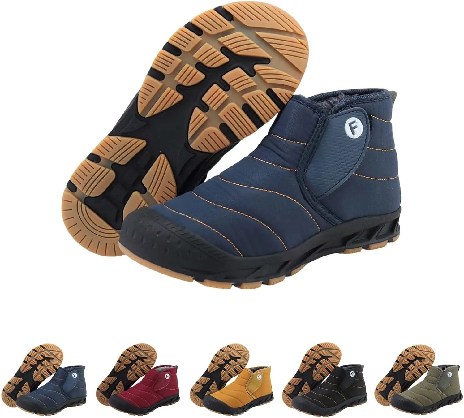 Snow Boots for Women Black Boots Winter Waterproof Womens Fur Boots Pink Fur Boots Winter Work Boots for Women Wide Width Black of Friday Deals 2024