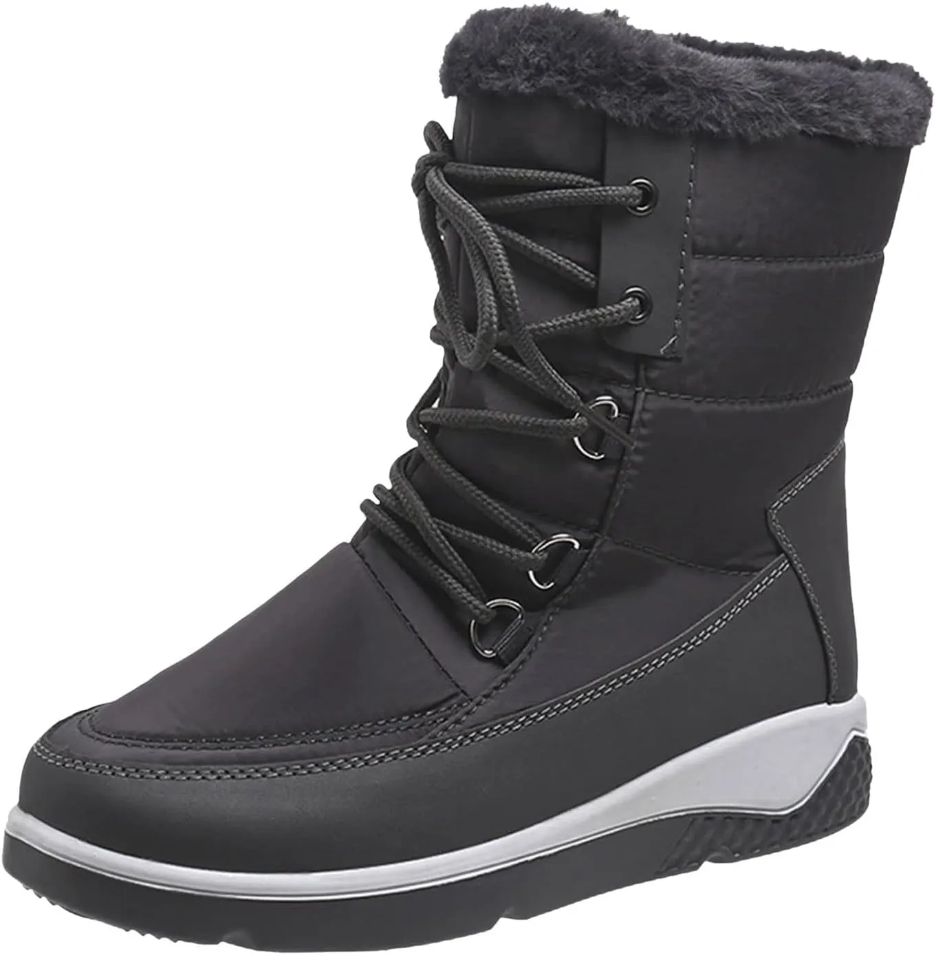 Snow Boots for Women Cute 10 Wide Warm Toes Winter Boots for Women Waterproof Wide Width Waterproof Winter Boots Slip on Boots for Snow and Ice Botas De Invierno Para La Nieve De Mujer Con Peluche