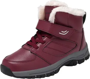 Snow Boots for Women Waterproof Non Slip Wide Womens Boots Winter Ankle Womens Wide Width Snow Boots with Zipper Boots for Snow Woman Winter Boot for Women Size 5.5