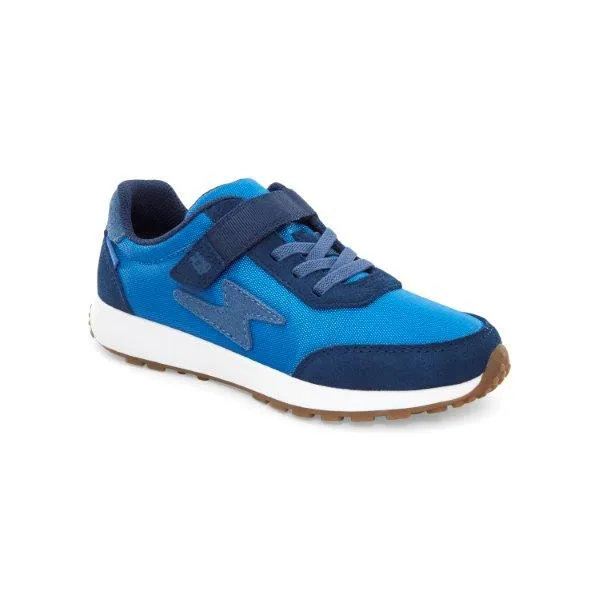 Stride Rite M2P Zips Jogger | Navy Big Kids Sneakers