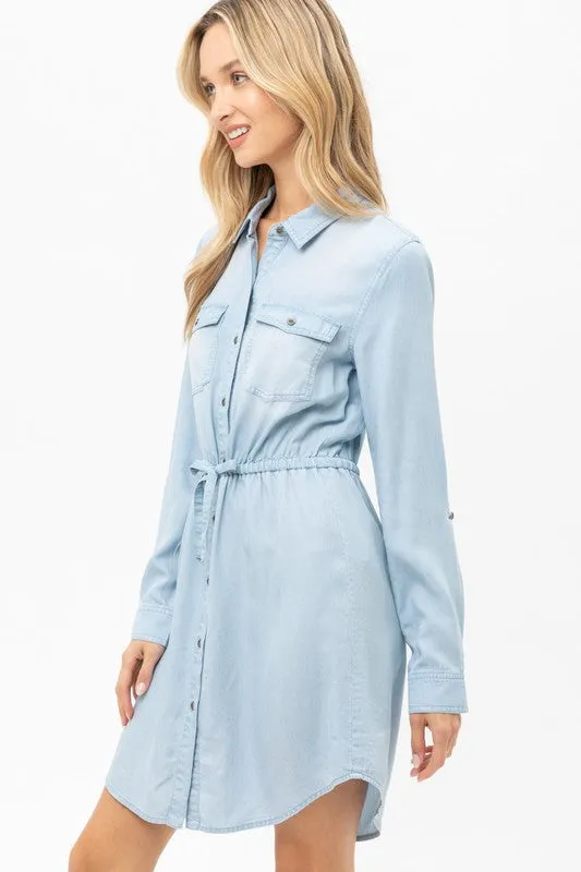 THE ESSENTIAL EDIT DENIM DRESS