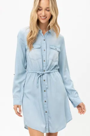 THE ESSENTIAL EDIT DENIM DRESS