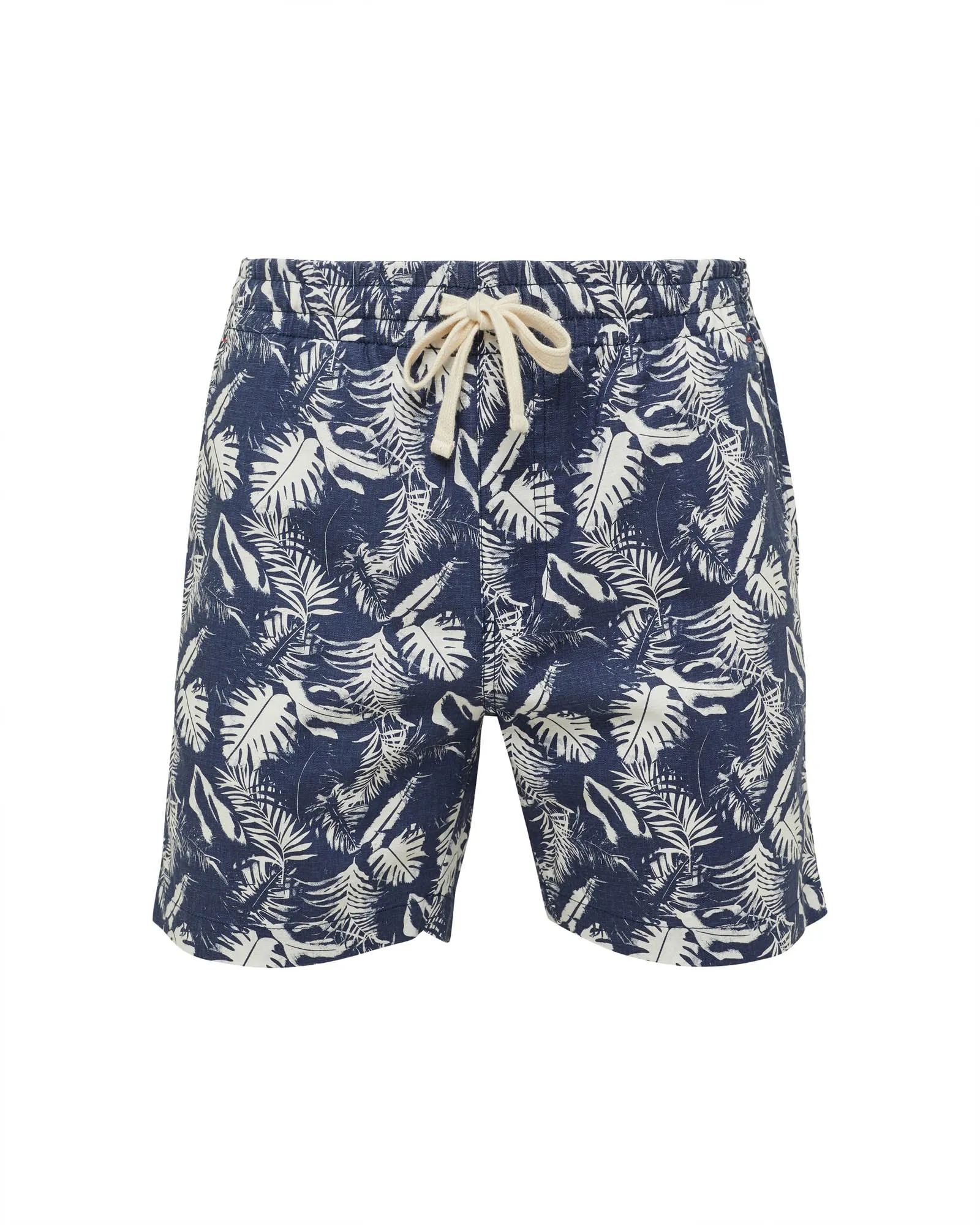 Toby Palm Tree Linen Cotton Shorts