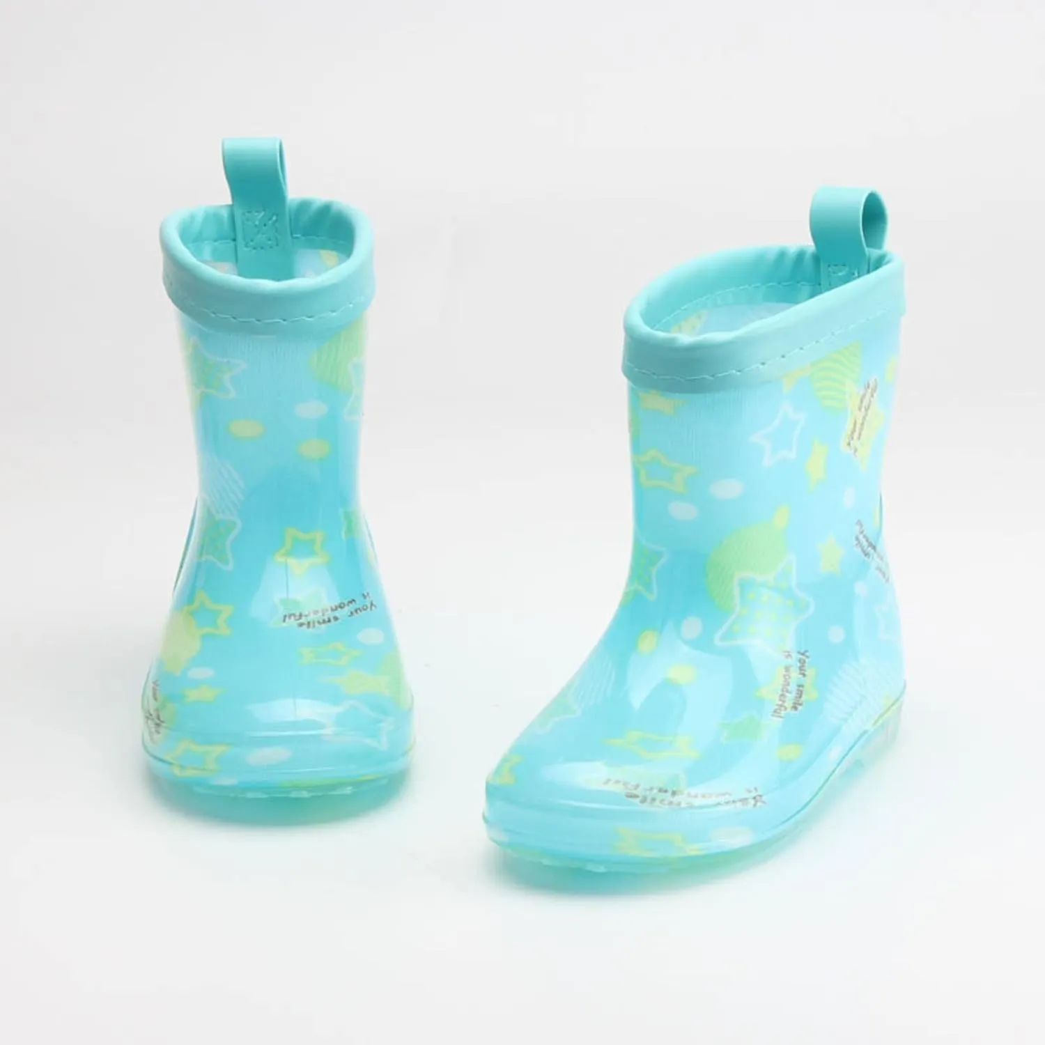 Toddler and Kids Cute Rain Boots Boys and Girls Waterproof Colors and Designs Lightweight Short Rain Boots