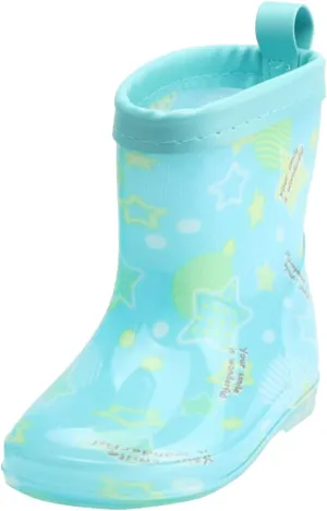 Toddler and Kids Cute Rain Boots Boys and Girls Waterproof Colors and Designs Lightweight Short Rain Boots