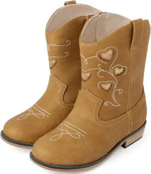 Toddler Cowgirl Boots Girls Cowboy Boot Ankle Toddler Girl Boot Kids Boots Western Horse Riding Shoes Birthday Party