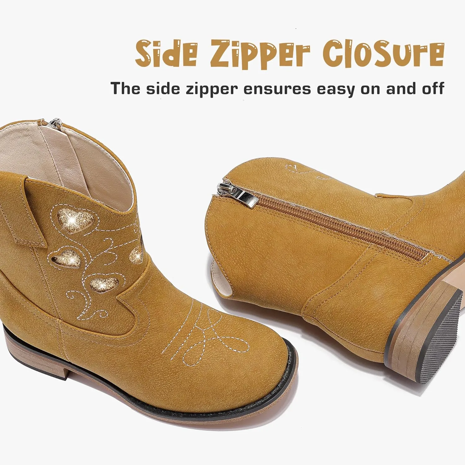 Toddler Cowgirl Boots Girls Cowboy Boot Ankle Toddler Girl Boot Kids Boots Western Horse Riding Shoes Birthday Party