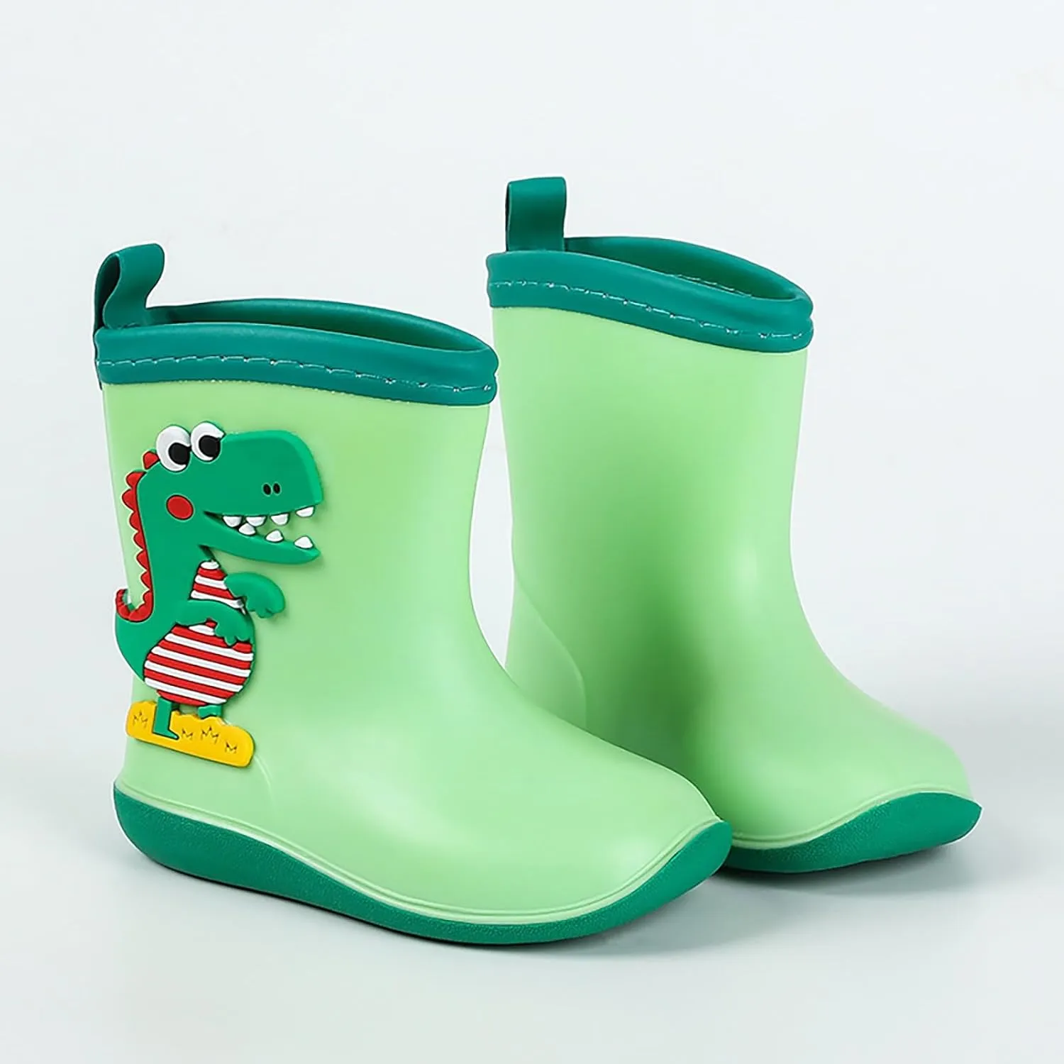 Toddler Rain Boots Dinosaur Cartoon Children Rain Shoes Boys Girls Water Shoes Baby Waterproof Shoes for Kids