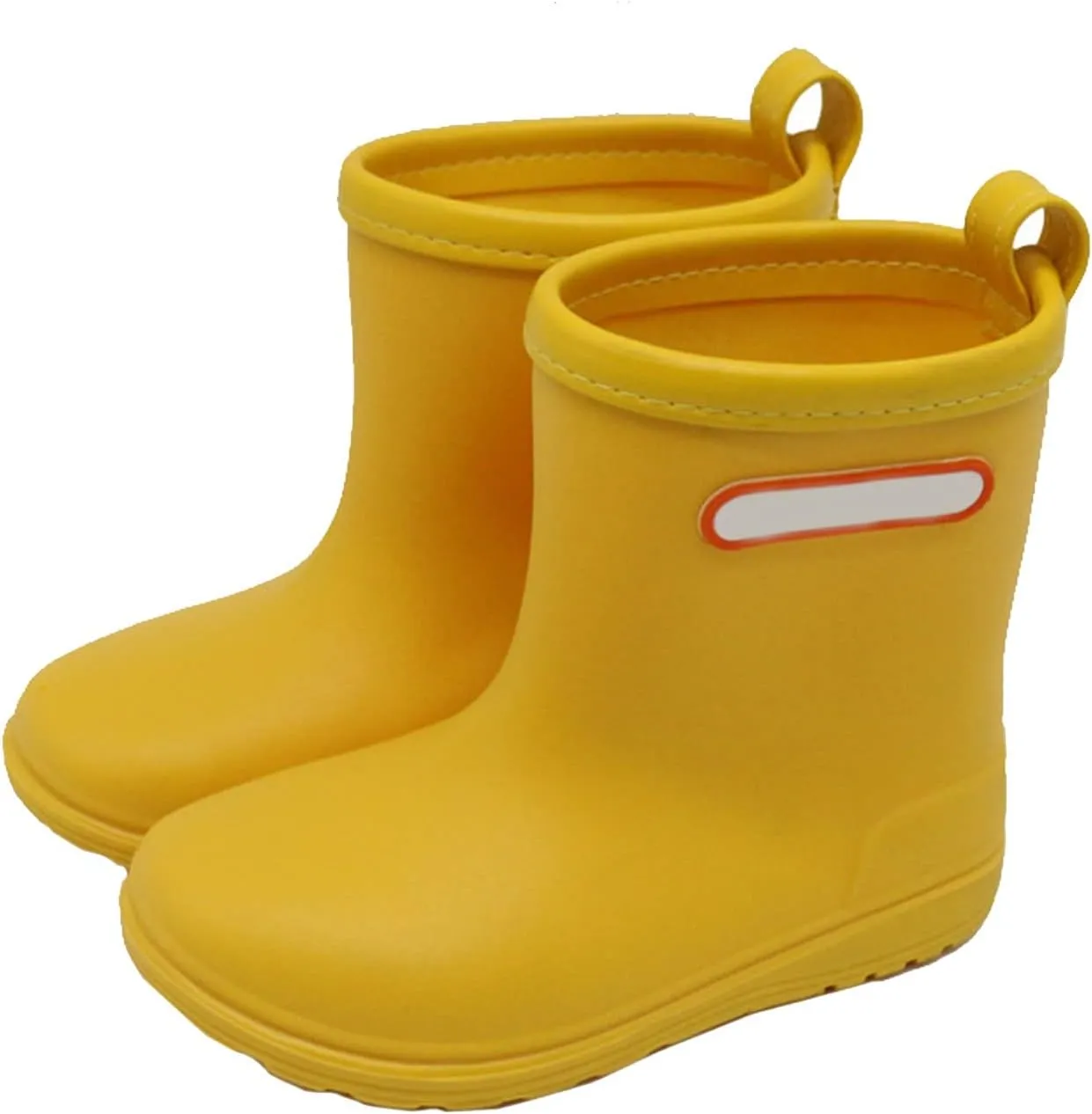 Toddler Rain Boots for Boys Girls Kids Short Rain Shoes Infant Lightweight Shoes Easy On Outdoor Big Kid Boots Size 6