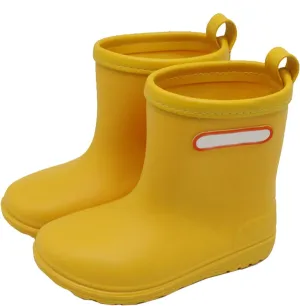 Toddler Rain Boots for Boys Girls Kids Short Rain Shoes Infant Lightweight Shoes Easy On Outdoor Big Kid Boots Size 6