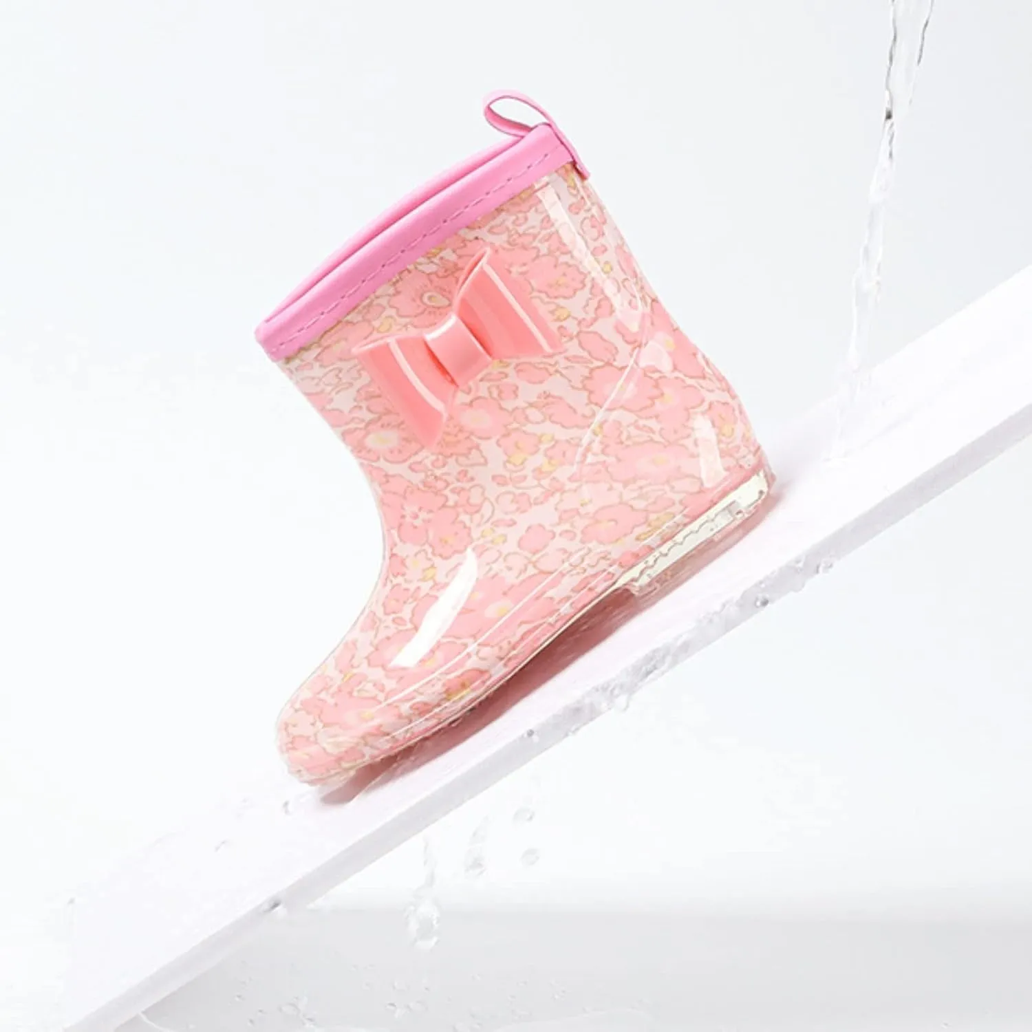 Toddler Rain Boots Rain Boots Short Rain Boots For Toddler Easy On Lightweight Girl Boots Size 12