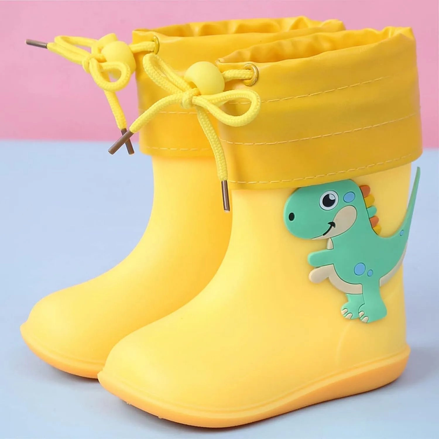 Toddler Rain Boots Waterproof Rubber Boots Kids Dinosaur Rain Boots For Girls Boys Unisex-Child Outdoor Rain Boots Boy