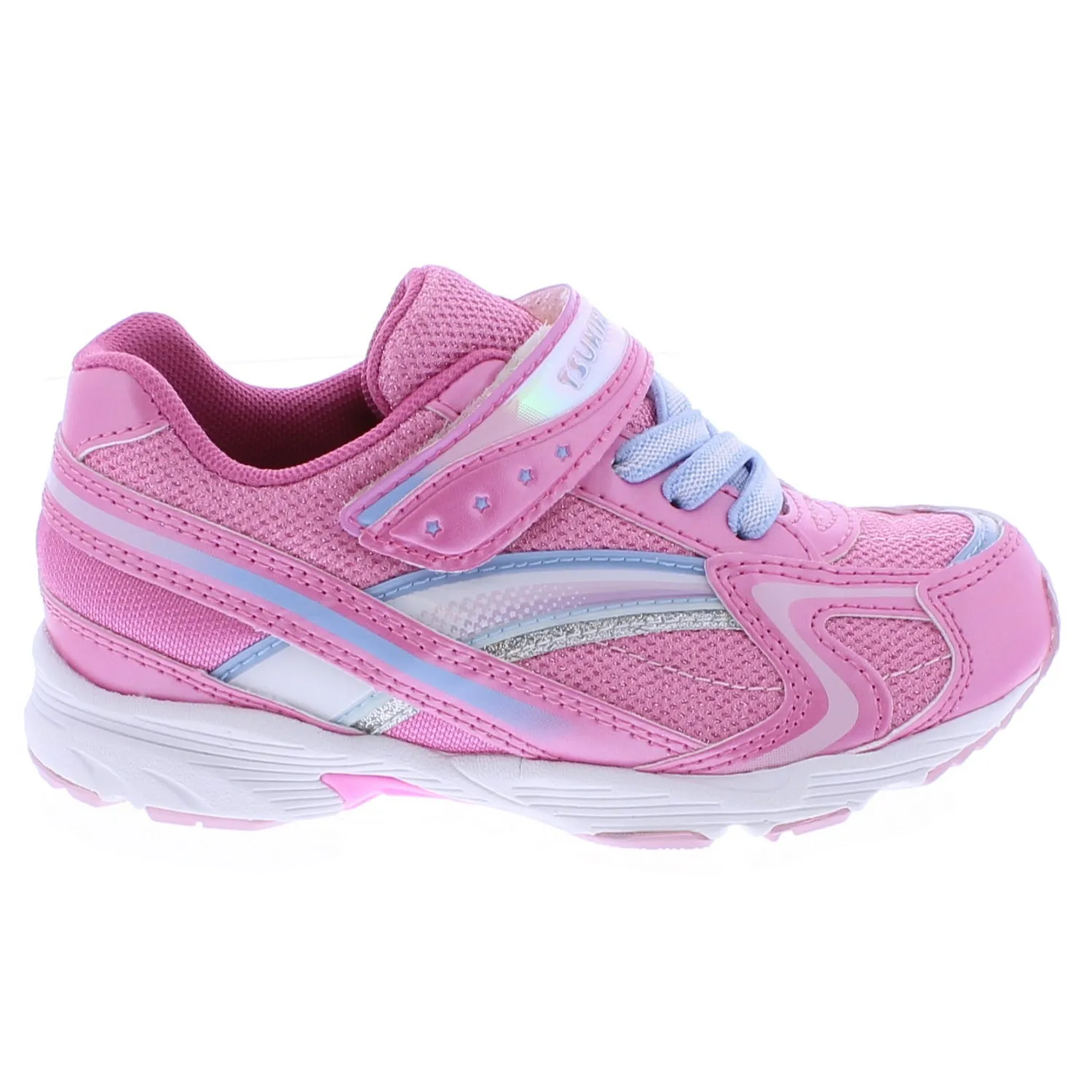 Tsukihoshi Glitz | Pink/Light Blue Kids & Toddler Sneakers