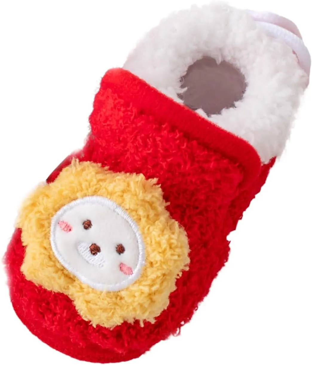 Unisex Baby Boys Cotton Booties Soft Bottom Moccasins Non-Slip Toddler Shoe Newborn Shoes Infant Footwear