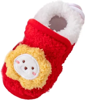 Unisex Baby Boys Cotton Booties Soft Bottom Moccasins Non-Slip Toddler Shoe Newborn Shoes Infant Footwear