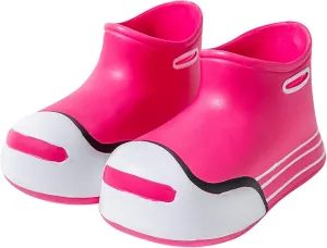 Unisex-Child Rain Boots Boys Girls Cute Short Rain Boots Waterproof Non Slip Water Boots Toddler Kids Newborn Booties