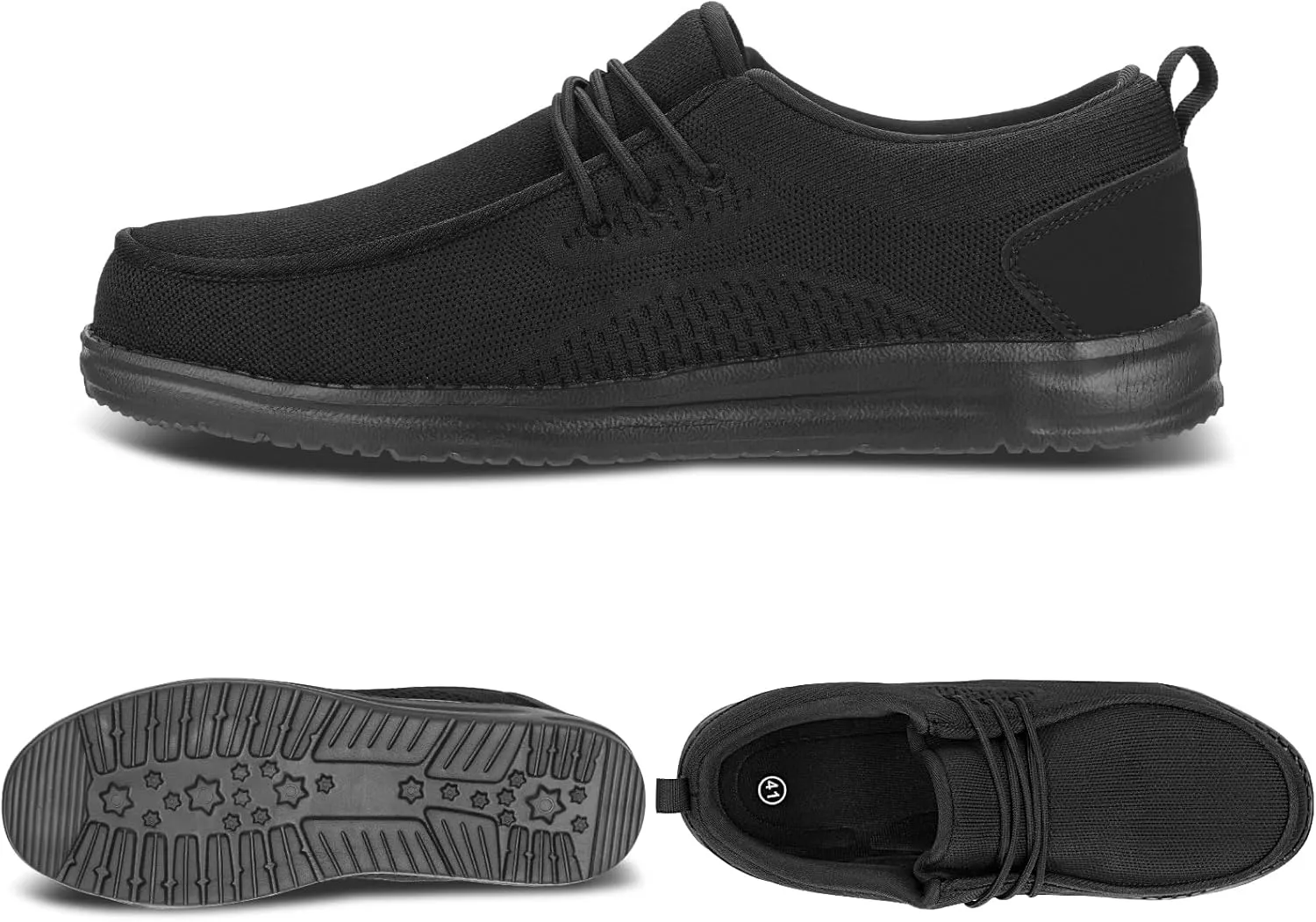 VikoViren Safety Steel Toe Sneakers Walking Shoes Lightweight Steel Toe Loafers Warehouse Industry Construction Shoes