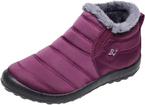 Wide Calf Snow Boots for Women Plus Size Non Slip Winter Boots Women Women's Boots Winter Wide Fashionable Winter Boots for Women Waterproof Snow Hiking Shoes Women Sale Clearance