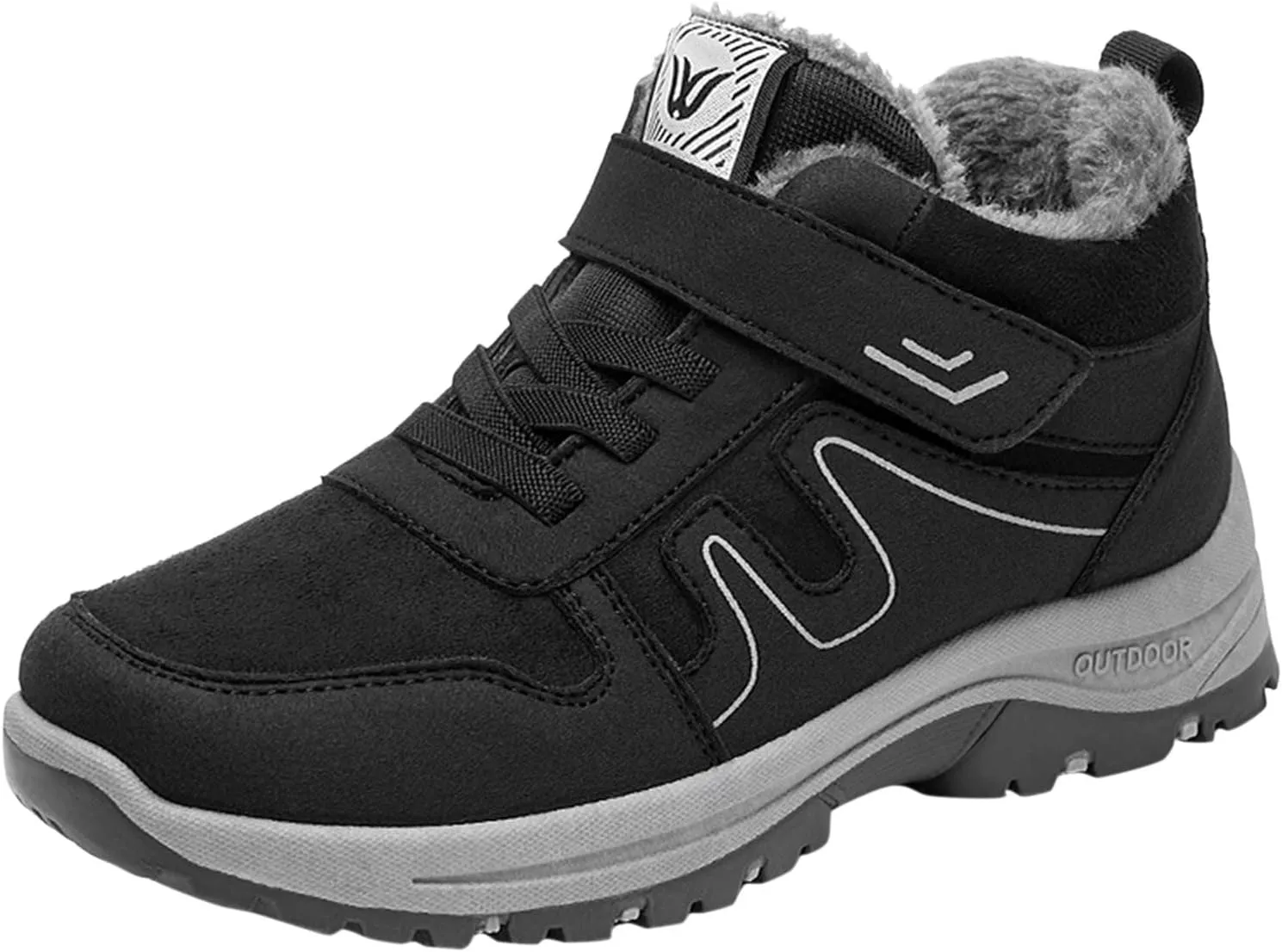 Wide Calf Snow Boots for Women Plus Size Zippered Snow Boots for Women Waterproof Insulated Winter Boots Women Size 8 Waterproof Zapatos De Mujer Para El Frio Y Nieve Womens Winter Hiking Boots Wide