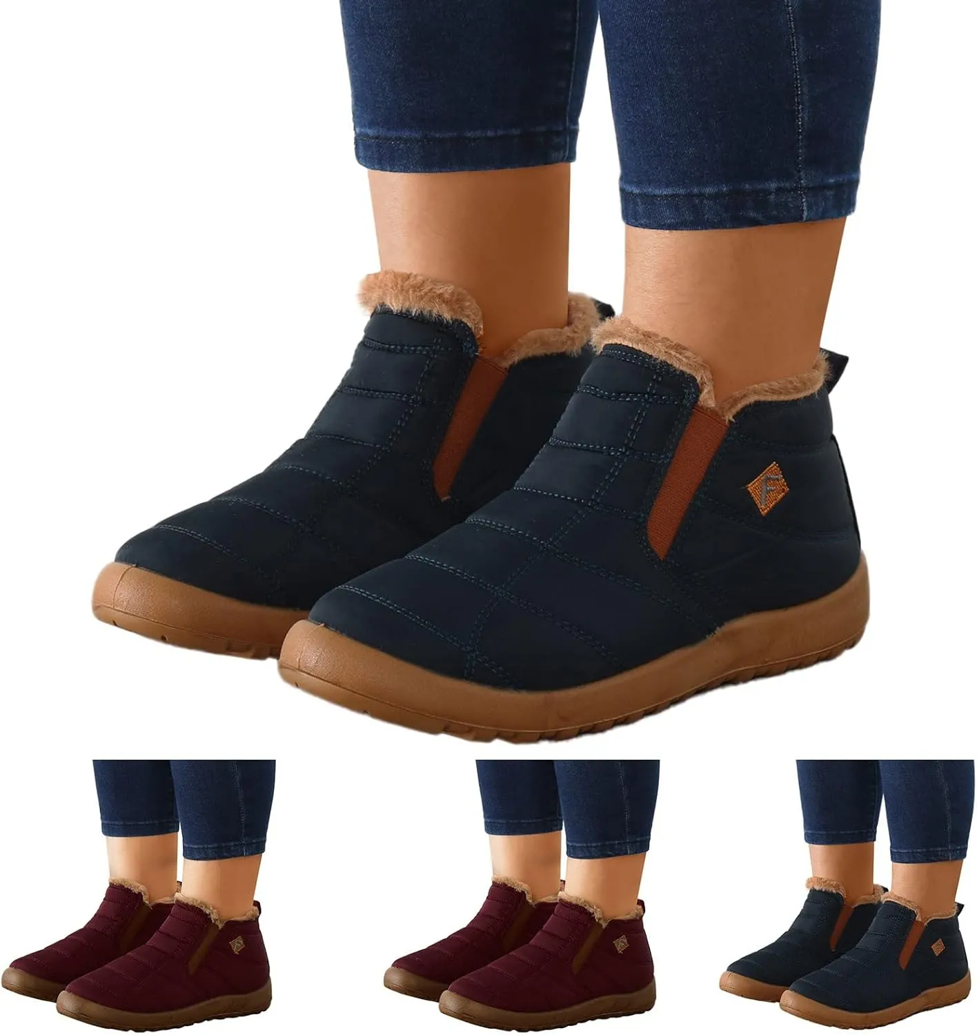 Winter Boots for Women Knee High Snow Boot Women 10 Wide Women Winter Boot Winter Boots for Women Size 11 To 12 Botas Para Invierno Mujer Modernas