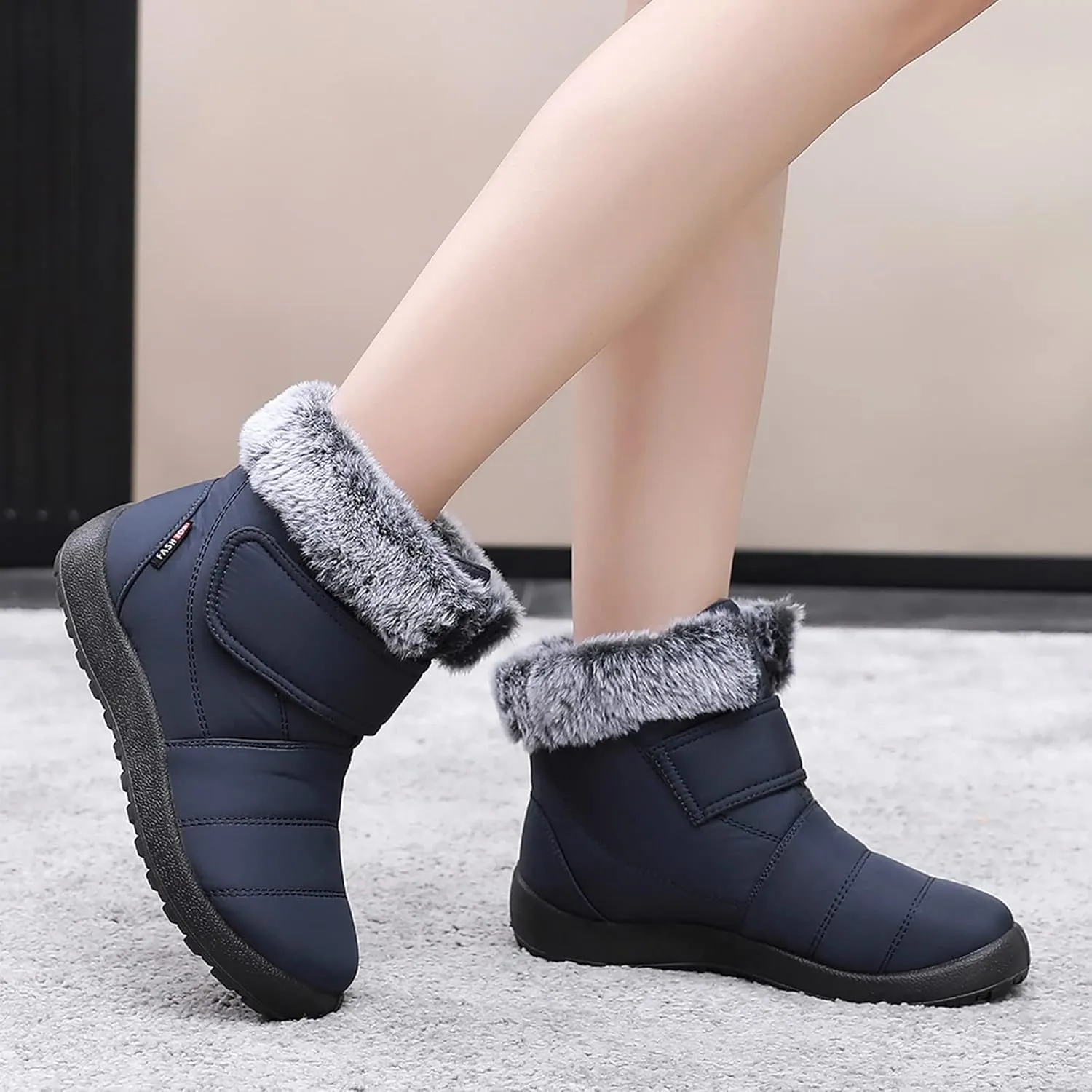 Winter Boots for Women Waterproof Snow Non Slip Women Snow Boots Wide Calf Knee High Winter Boots for Women Non Slip Women Winter Boots Size 8w Botas Para El FrO De Mujer Elegantes