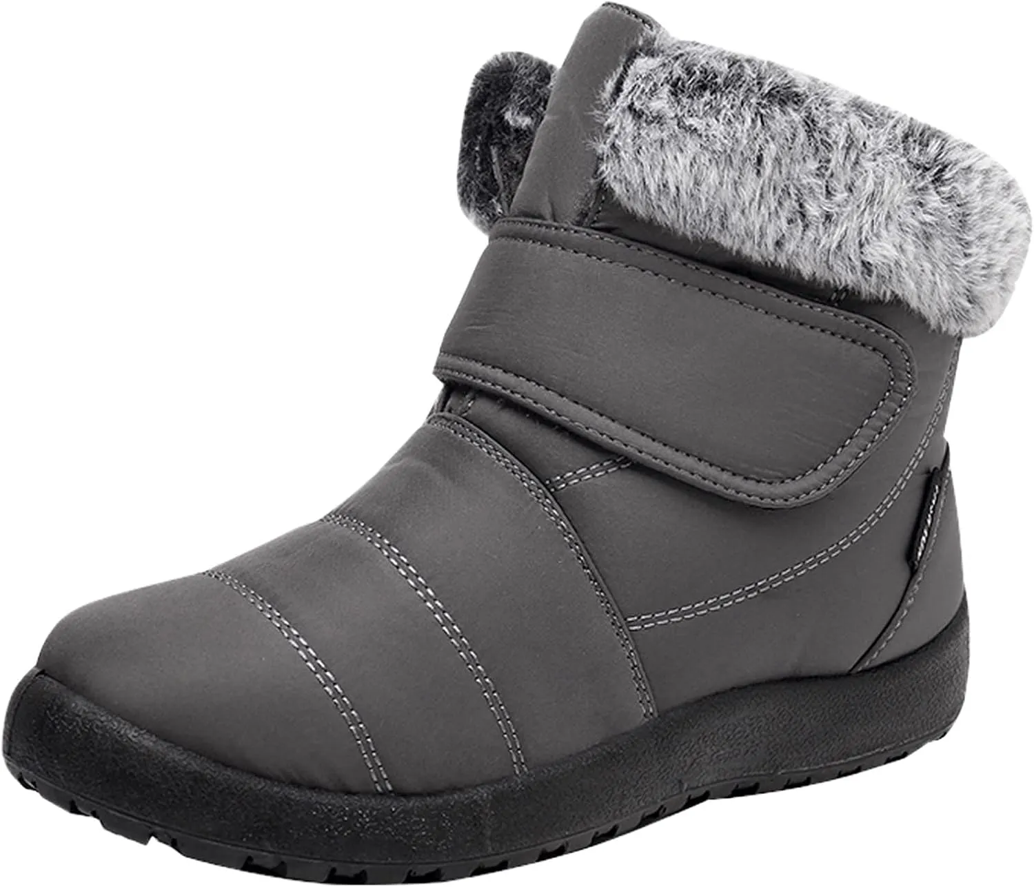 Winter Boots for Women Wide Width Light Weight Women's Winter Snow Boots Waterproof Snow Boots for Women Wide Feet Wide Snow Boots for Women with Zipper Botas Para El FrO De Dama